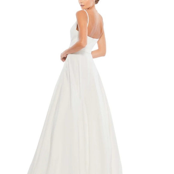 (43) ❤️ BNWT MAC DUGGAL CLASSIC A-LINE V-NECK BALLGOWN #48855 - Picture 2 of 11